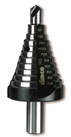 201200 Stupňový vrták HSS PG 7 - 29 2