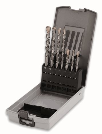 201395 Sada příklepových vrtáků SDS Plus prům. 5 - 12 mm (7 ks)