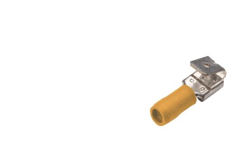 180284 Izolovaný konektor Cu 4-6/6,3x0,8 mm, žlutý (100 ks)