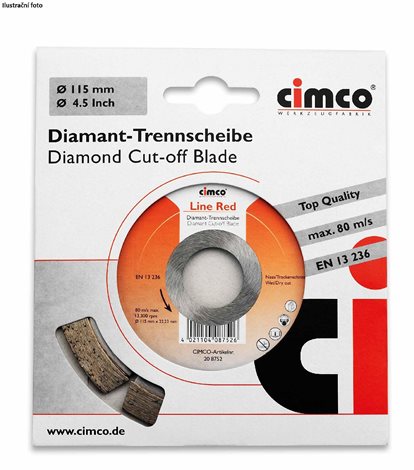 208758 Diamantový řezný kotouč na dlaždice ø 150 mm