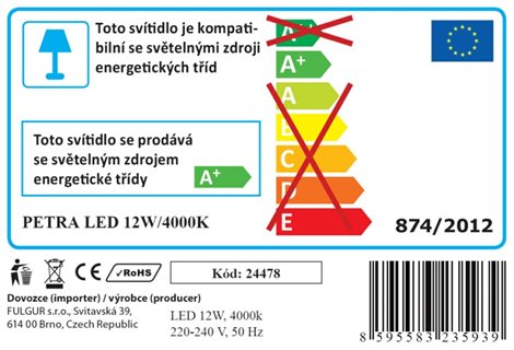 PETRA LED 12W LED nástěnné nebo stropní, interiérové, úsporné svítidlo s natáčecí clonou 2
