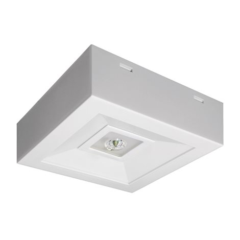 Modus Nouzové sv. LOVATO, přisazené, open area, svítící při výpadku, 1 hod., LED 3W, IP20,