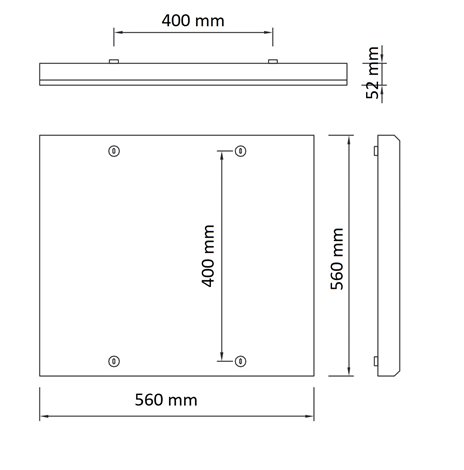 Přisazené LED svítidlo MODUS ESO4000SSKO4DALIT 8xLED 600mm opál 840 SELV 1200mA DALI+DimT 6