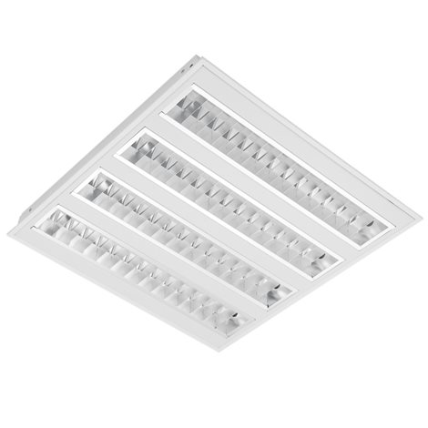 MODUS IS nízké, 600, čtverec A, mřížka C, ALDP+ omega,4 zdroje, LED 4000K, NONSELV