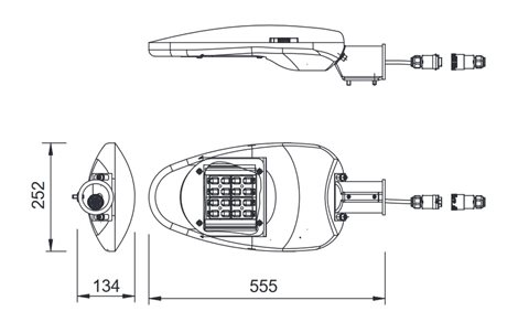MODUS NOD 4000lm, LED 740,  skleněný kryt, optika širokozářič, nestmívatelné 3