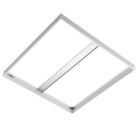 Rámeček pro přisazenou montáž LED panelu - čtverec A, modul 600, bílý