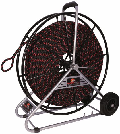 10121 Lano prům. 12mm, 200m, včetně navíjecího stojanu, polyester 