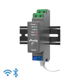 SHELLY PRO 2 Spínací modul na DIN lištu 2kanálový, LAN, WiFi, Bluetooth