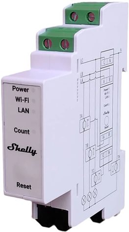 SHELLY PRO 3EM-3CT63 Elektroměr 100-260V, 1xRJ45, paměť 16MB, WiFi, Bluetooth 1