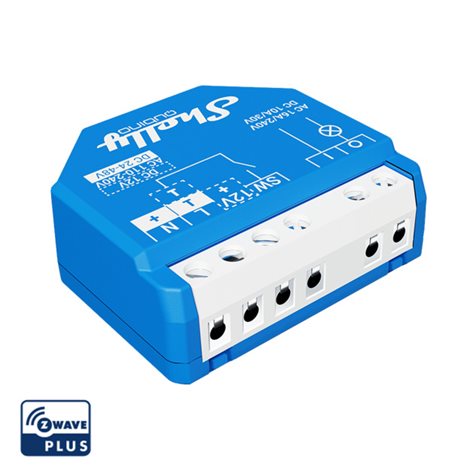 SHELLY WAVE 1 Spínací modul 1kanálový, Z-Wave 1