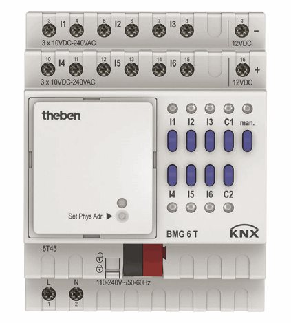 BMG 6 T KNX Binarní vstup 6násobný, MIX2