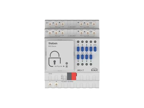 JMG 4 T KNX Žaluziový aktor 4násobný, MIX2
