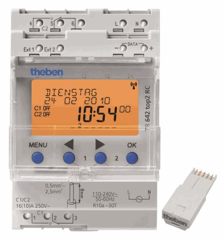 TR 642 top3 BLE RC Spínací hodiny