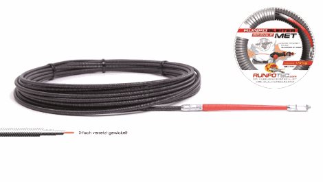 R30021 Protahovací pero Runpo ocelové, prům. 4 mm, délka 30 m