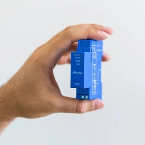 SHELLY PRO 1 Spínací modul na DIN lištu 1kanálový, LAN, WiFi, Bluetooth  3