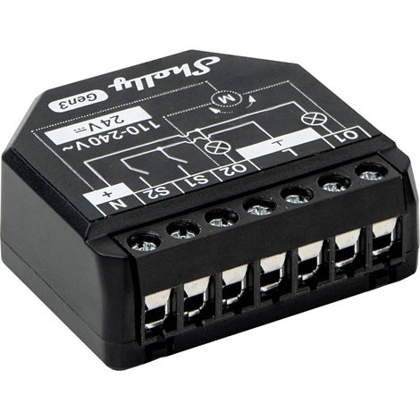 SHELLY 2PM GEN3 Spínací modul s měřením spotřeby, 2kanálový, Wifi, Bluetooth 2