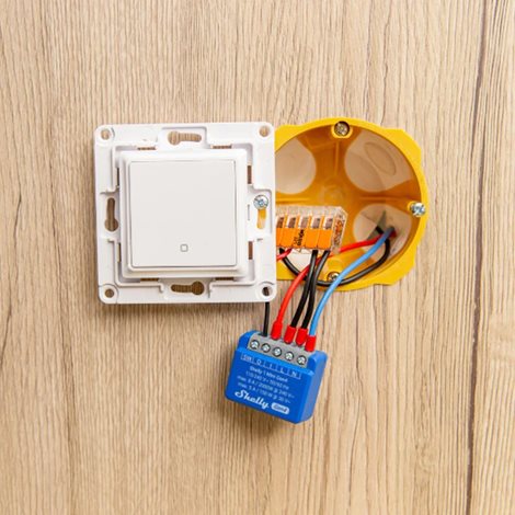 SHELLY 1 MINI GEN4 Spínací modul Zigbee, Matter, WiFi, Bluetooth 3
