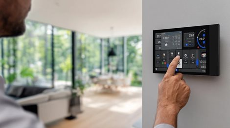 SHELLY WALL DISPLAY XL BLACK Nástěnný panel s dotykovým displejem 10,1