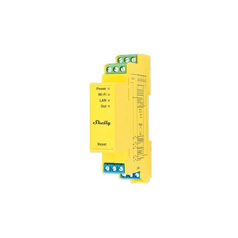 SHELLY PRO RGBWW PM Modul řízení LED pásků na DIN lištu 12/24V DC, WiFi, Bluetooth, LAN