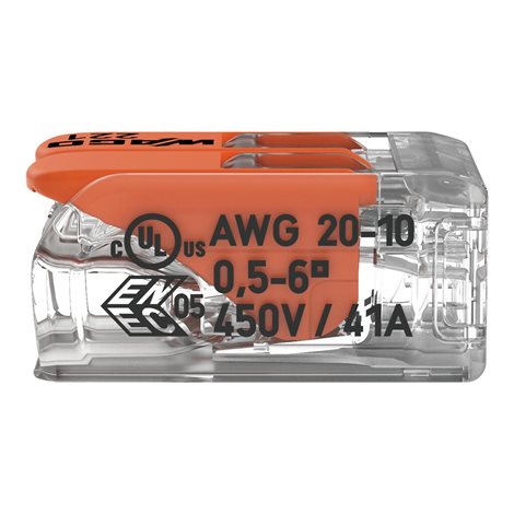 WAGO 221-612 svorka flexi 2x6 4