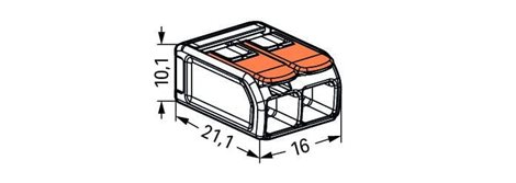 WAGO 221-612 svorka flexi 2x6 5