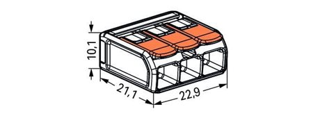 WAGO 221-613 svorka flexi 3x6 5
