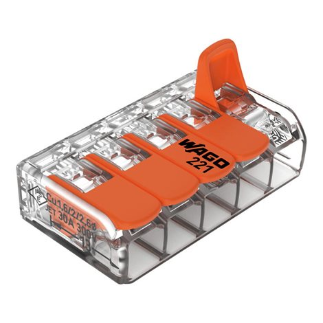 WAGO 221-615 svorka flexi 5x6 1