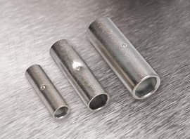 SPL-1.5-25 lisovací spojka Cu pocínovaná lehčená, neizolovaná, 1,5 mm², d: 25 mm