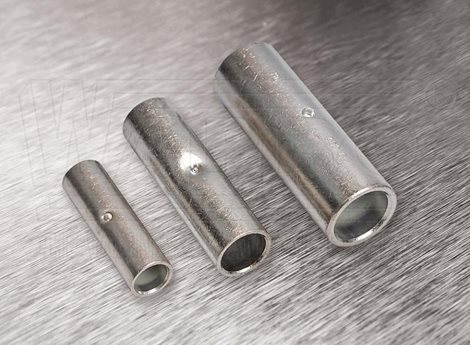 SPL-1.5-25 lisovací spojka Cu pocínovaná lehčená, neizolovaná, 1,5 mm², d: 25 mm 1