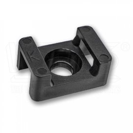 KSD-2316B (HC-2) kabelová sedla pro pásky, 23 x 16 mm, černá