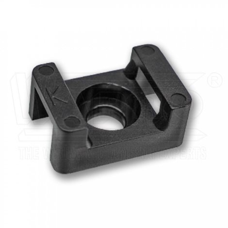 KSD-2316B (HC-2) kabelová sedla pro pásky, 23 x 16 mm, černá