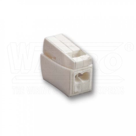 PC302W svítidlová WAPRO svorka, 1 - 2,5 mm2, 2 pólová, bílá 1