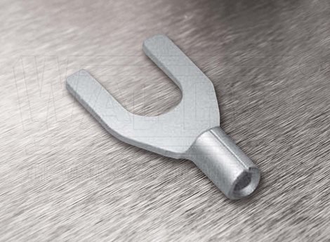VIN-1.5-M3.5 lisovací vidlice neizolovaná (DIN 46234), 0,5 - 1,5 mm², ø M3.5