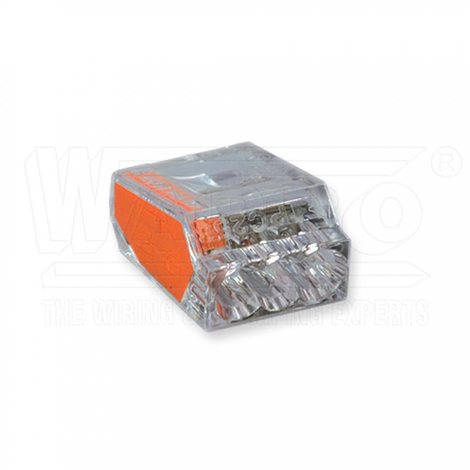 PC253 krabicová WAPRO svorka bezšroubová, 1 - 2,5mm2, 3-pólová 1