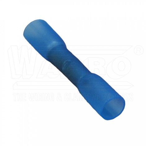 SSS-25 Cu lisovací spojka izolovaná teplem smrštitelnou bužírkou s lepidlem, 1,5-2,5mm², modrá 1