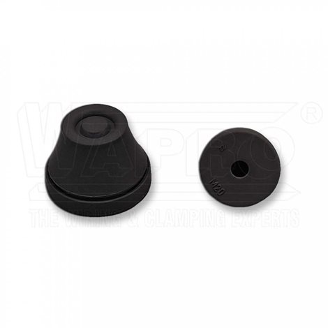 GVC-M50 gum. průchodka/záslepka W-GLAND, IP67, otvor M50, kabel 27 - 35 mm, chloropren, če