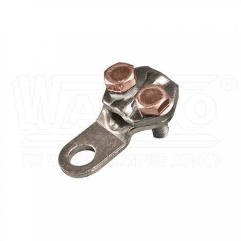 OKP1-10-6-BS Cu oko příložkové 2x bronzový šroub, 6-10 mm& M6 1