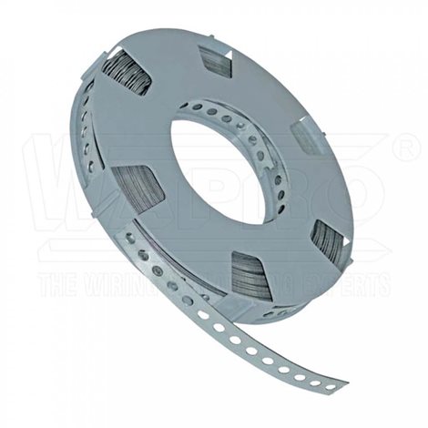 VPB-I-12 pozinkovaný kotvící děrovaný pás VIPER 12 x 0,7 mm, rovný okraj 1