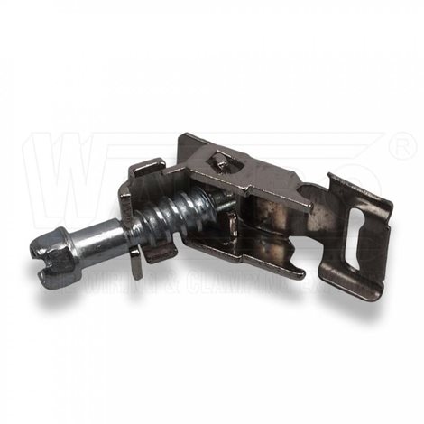 PTH-VR-9-CL-W2 šroubový chromový zámek PYTHON VARIANT CLIP pro pás š. 9 mm 1