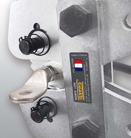 38-TAU-120L mechanické lisovací kleště TAURUS 120L s otočnými čelistmi pro Cu oka a spojky 4