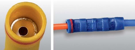 SPIR-6-0.5 rozšiřující Cu lisovací spojka trubková izolovaná PVC, sériová, EASY ENTRY, 4,0 - 6,0 mm² 3