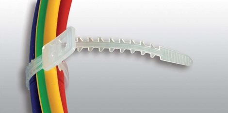 WT-SST-140 vázací pásky rozdělávací z měkkého materiálu SOFT STRAP, 142 x 8,5 mm, přírodní 2