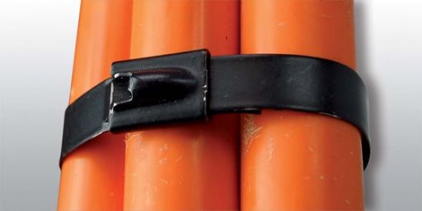 WTM-BL-I-200ST(KE0228) pásek  BALL LOK+potah z nylonu 11, 201x4,6 mm, nerez 316 2