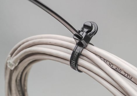 WT-CS-200HDB Vázací pásky rozdělávací CLEVER STRAP, 218 x 7,5 mm, černá 4