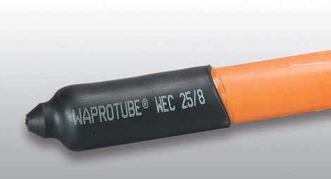 WEC-55-25 Teplem smrštitelná krycí koncovka, UV odolná, 55/26 mm 2