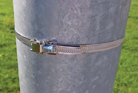 PTH-VR-9-CL-W2 šroubový chromový zámek PYTHON VARIANT CLIP pro pás š. 9 mm 3