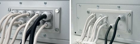 WFL-21 přírubový rámeček WAPRO-FLANGE WFL-21, 214 x 90 x 9 mm, IP65, barva šedá RAL 7035 3