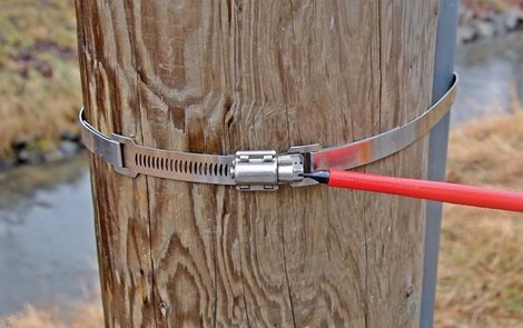 ZEBR-9-125 nerezová šroubovací kotvící spona ZEBRA FIX s pásem š. 9,5 mm 3