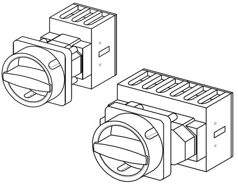 H226-41300-033N4 vypínač 32A, 0-1, 3-pól. 2