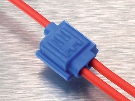 ZSVO-D-25 Cu svorka zářezová izolovaná, s dvojitým břitem, 1,5 - 2,5 mm², modrá 2